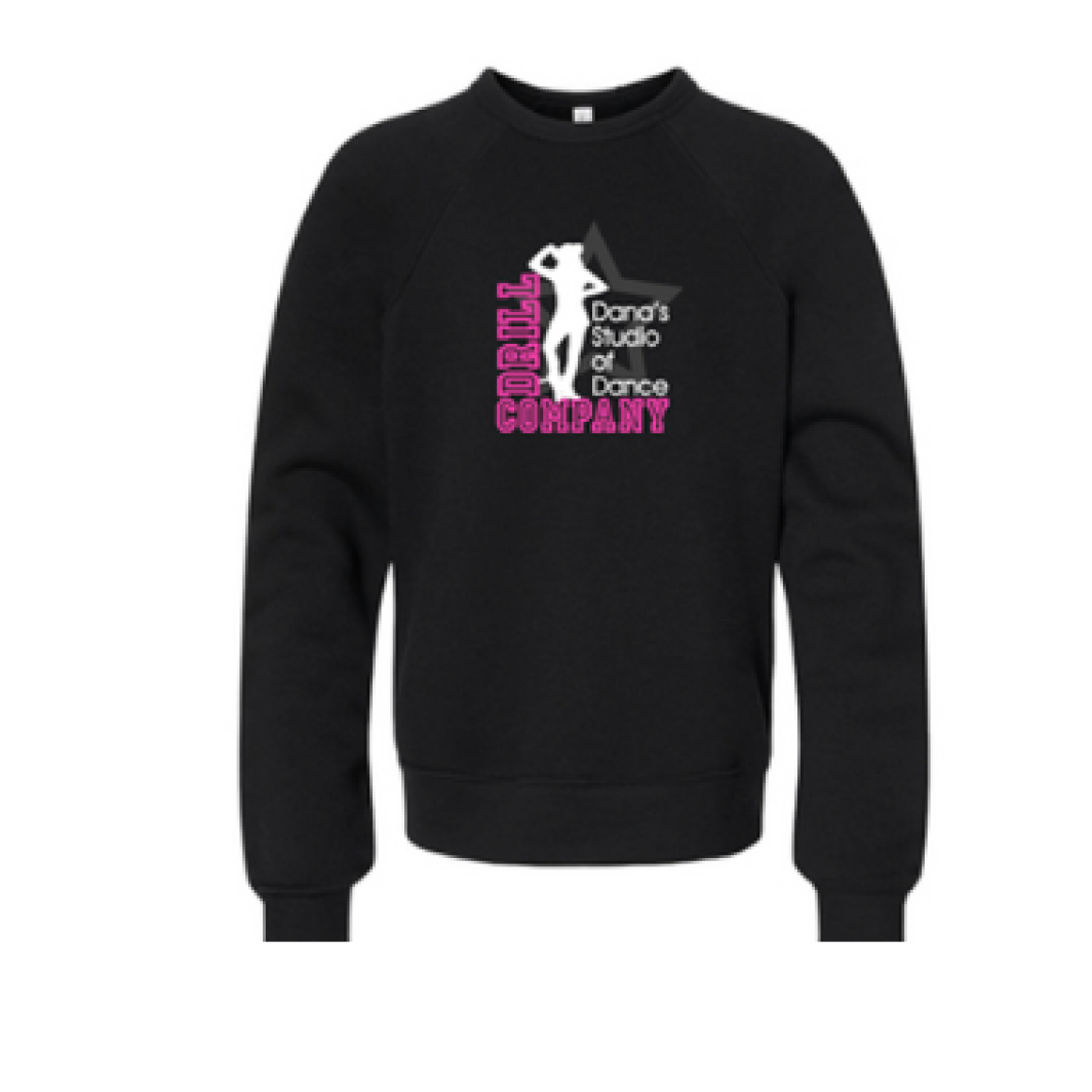 Optional Drill COmpany TEAM Screen Printed front design Sweatshirt